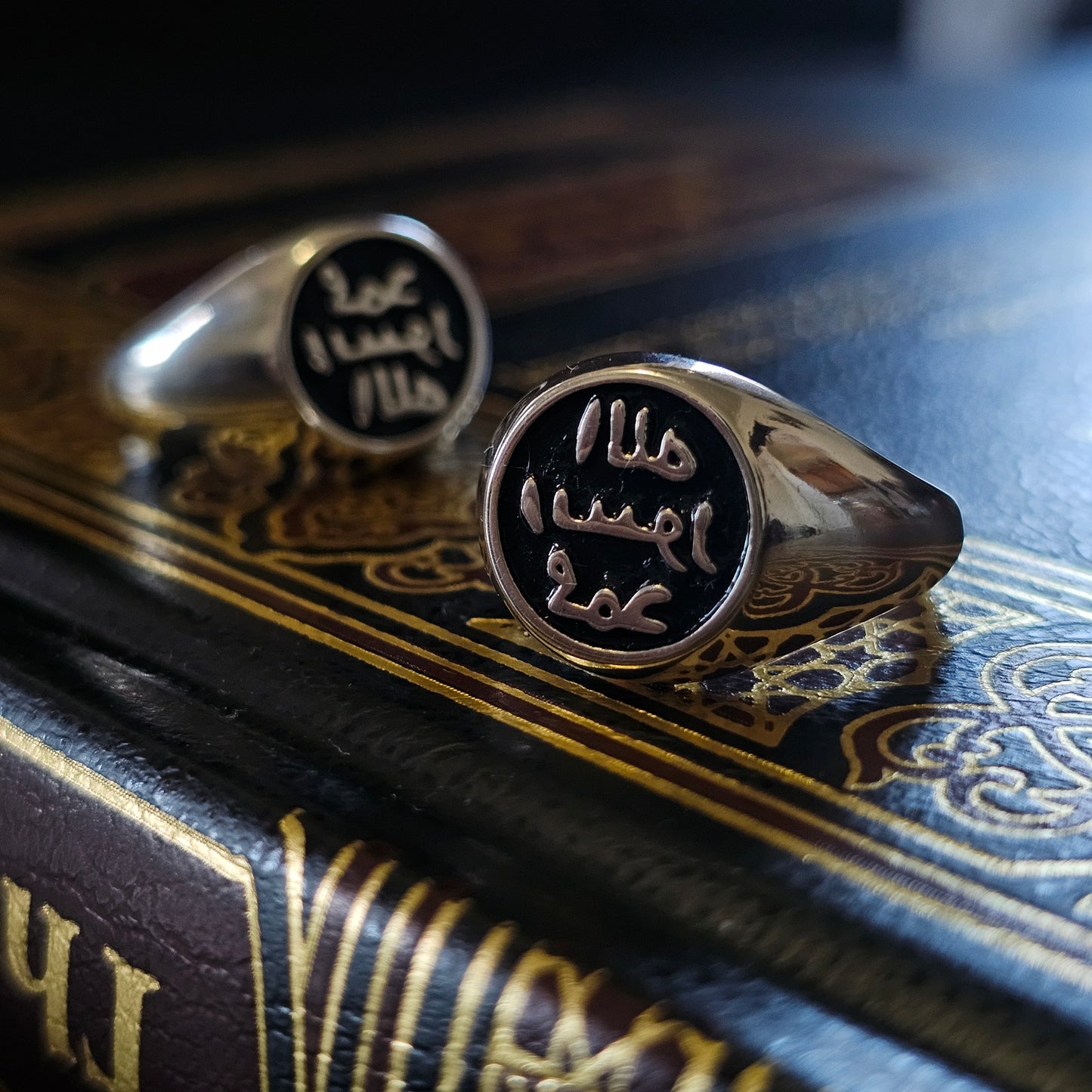 Silver Stamp Ring: Muqwaki Seal