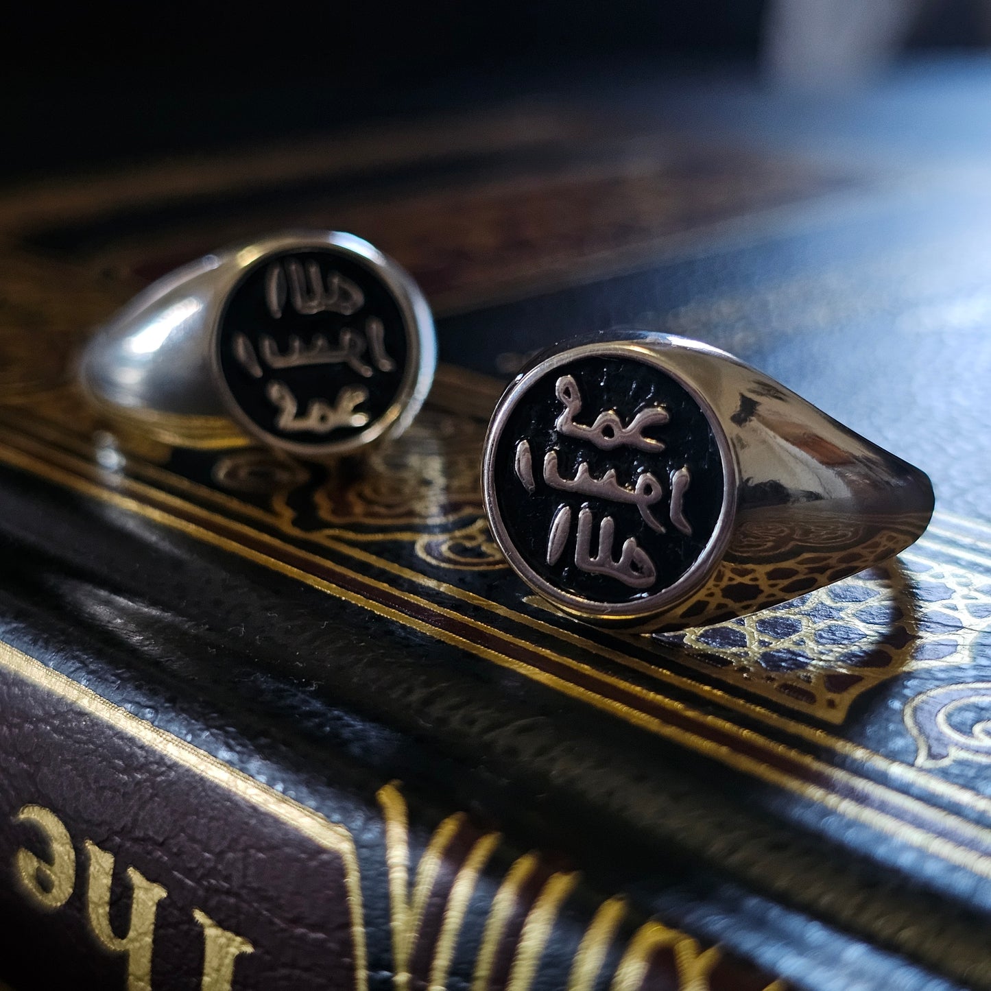 Silver Stamp Ring: Fals Seal
